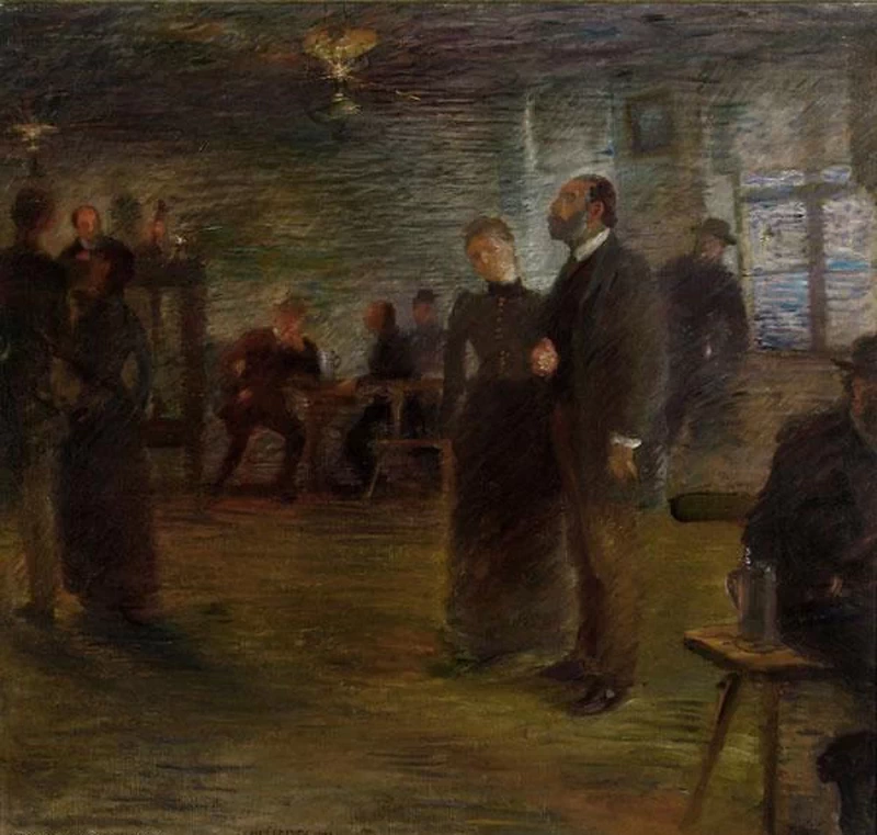 Pausa danzante al Leistikows 1894 - Kunsthalle Kiel